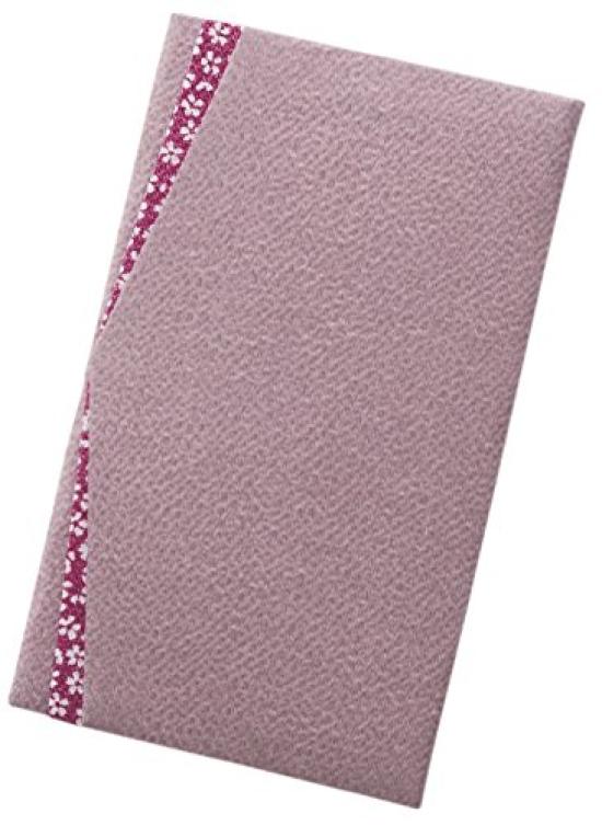 Musubi Envelope Furoshiki for both celebratory and mourning Cherry Blossom Pattern Wisteria Chirimen Made in (wrapping cloth) occasions, (boxed),