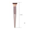 Champagne Color Makeup Brush for Women Face Basic Foundation Flame Cone Powder Flat Head Makeup Brush Tools Cosmetic Brush Set