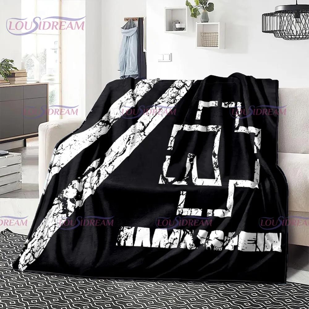 3D R-Rammstein Heavy Metal Band, мягкое плюшевое одеяло, фланелевое одеяло, одеяло для гостиной, спальни, кровати, дивана, вентилятора, одеяло