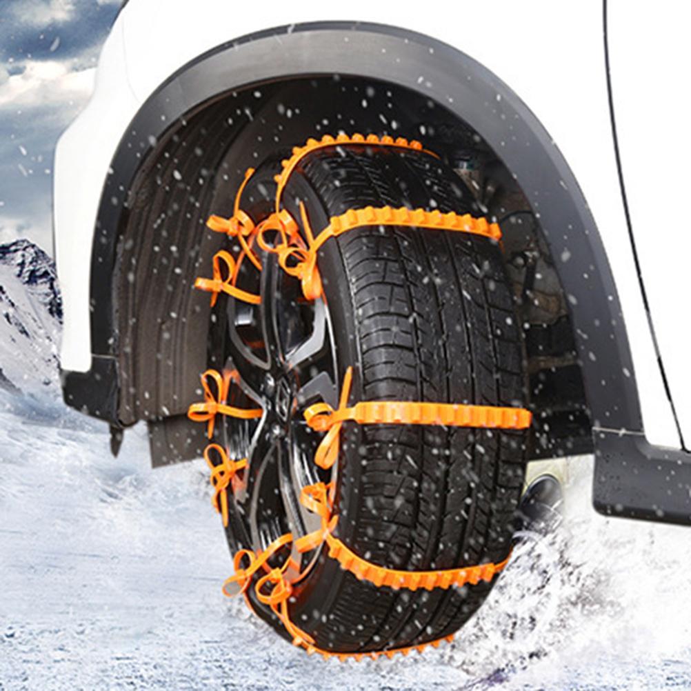 20Pcs Emergency Traction Snow Mud Tire Chains Anti Skid Snow Chains for SUV Car Driving