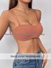 Эксклюзивный трансграничный strapless с противоскользящей полосой: Беспроводной, Невидимый и Бесшовный Бюстгальтер