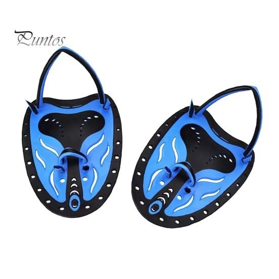 1 пара ручных весла для плавания с регулируемыми отверстиями для силиконового ремешка, профессиональные дети, взрослые, начинающие, тренировочные ласты для фристайла, плавание на коленях