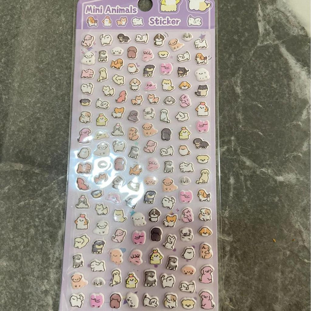 Милые мультяшные животные, пенопластовые наклейки для чехлов для телефонов и стаканов для воды