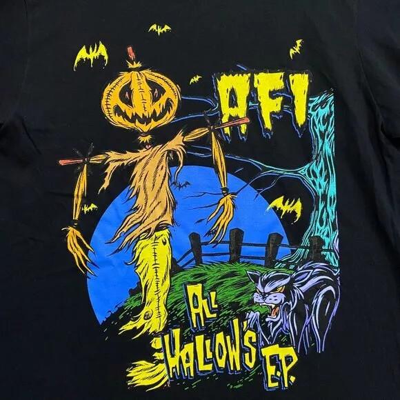 AFI All Hallow’s EP Cover Short Sleeve Gift For Fan T-Shirtblack Unisex T-Shirt