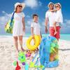 Beach Toys Pouch Girls Sundries Organizer Storage Bag Kids Shell Bags Mesh Swimming Bag Beach Bag
