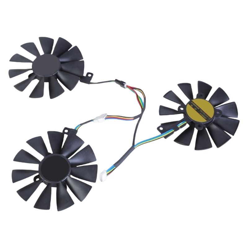 3Pcs Graphics Card Replacement Fan FDC10U12S9-C FDC10H12S9-C 87mm Video Card Cooling Fan For GTX1070 Graphics Card