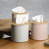 Round Tissue Box Plastic Paper Holder Roll Paper Napkin Useful Tool Household Hotel Car Holder Desk Home Portable Accessories