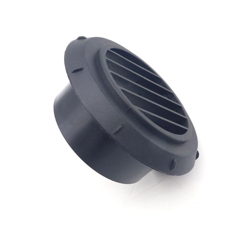 75 мм круглый автомобильный обогреватель, воздуховод, теплое вентиляционное отверстие, вращающийся на 360 градусов, черный для автомобиля, автобуса, RV, ATV, Webasto, грузовика, автозапчасти