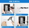 Large Key Safe Wall Mounted Key Box With Code Outdoor Lock Box Waterproof 4 Digit Combination Cabinet for Home