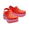 Crocs Туфли EVA с круглым носком и отверстием 7 см Унисекс Оранжевые
