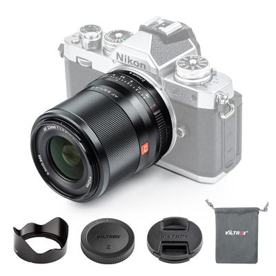 Объектив VILTROX с одним фокусом для крепления Nikon Z AF 23 мм STM, широкоугольный сменный объектив для крепления Nikon Z, совместимый с Eye AF, с большой диафрагмой