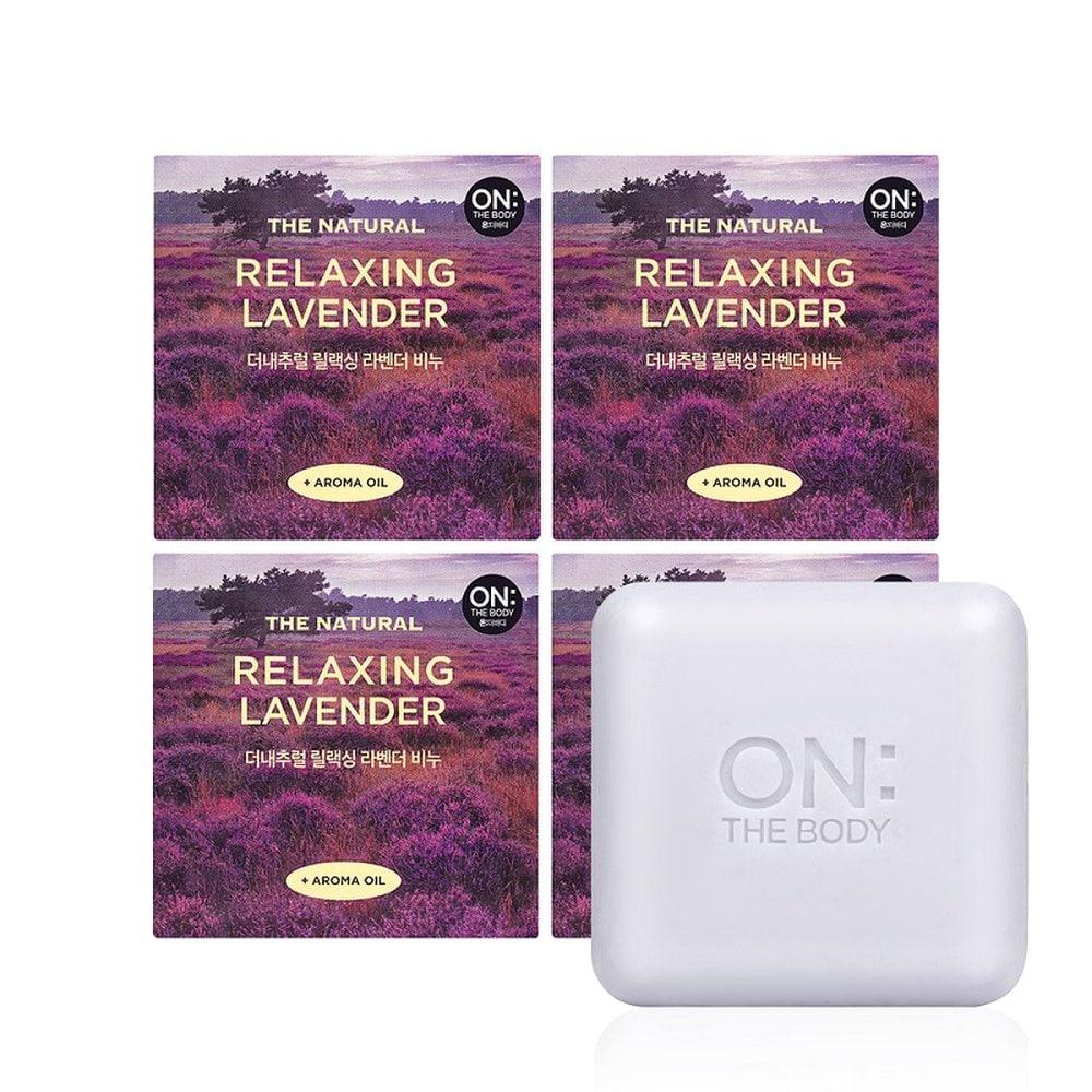 ON THE BODY The Natural Lavender Soap 90g*4