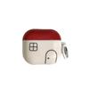 Minimalist line house puppy pendant for AirPods 1 /1 earphone protective case 1pro second and third generation new models