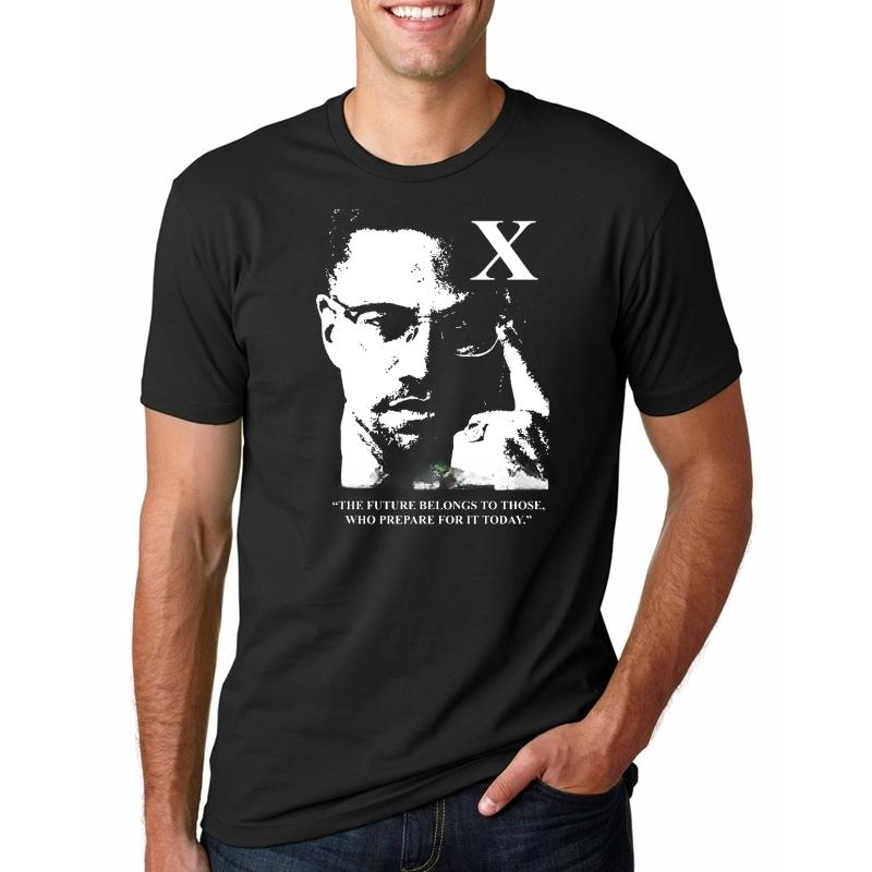 Arrival fashion heavyweight Hot Sale vintage Summer streetwea vintage funny MALCOLM X T SHIRT CIVIL RIGHTS MOVEUnisexT AMERICA USA