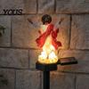 Религиозные подарки для сада Статуя Иисуса с солнечным светом, Уличный водонепроницаемый освещаемый светильник-фигурка, Садовый светильник для дорожки, Газон, Патио, Рождество