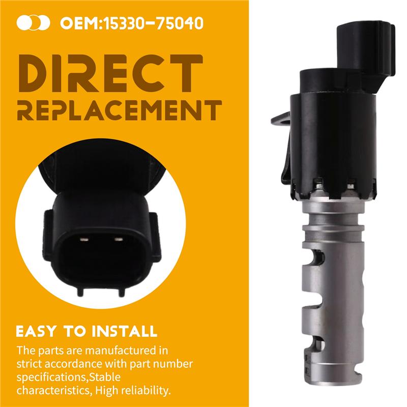 A16P-15330-75040 VVT Oil Control Variable Timing Solenoid Valve For Toyota Tacoma 2.7L 2016- Car Accessories 1533075040