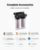 Deionized Water System for Car Wash, Spotless Car Wash Water System with 2 x 0.5L Color Changing Resin, Spot-Free Deionized Water Filter for Cars RVs