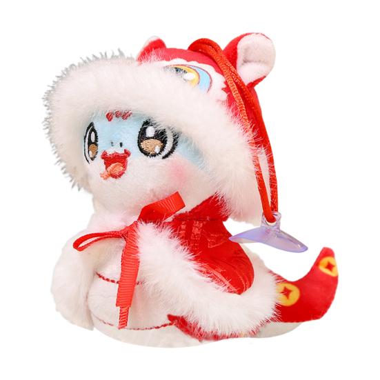 Год змеи кукла китайский зодиак плюшевая мягкая игрушка 2025 игрушки весна