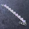 Pink Triplet Opal Gemstone 925 Sterling Silver Bracelet 7-8"