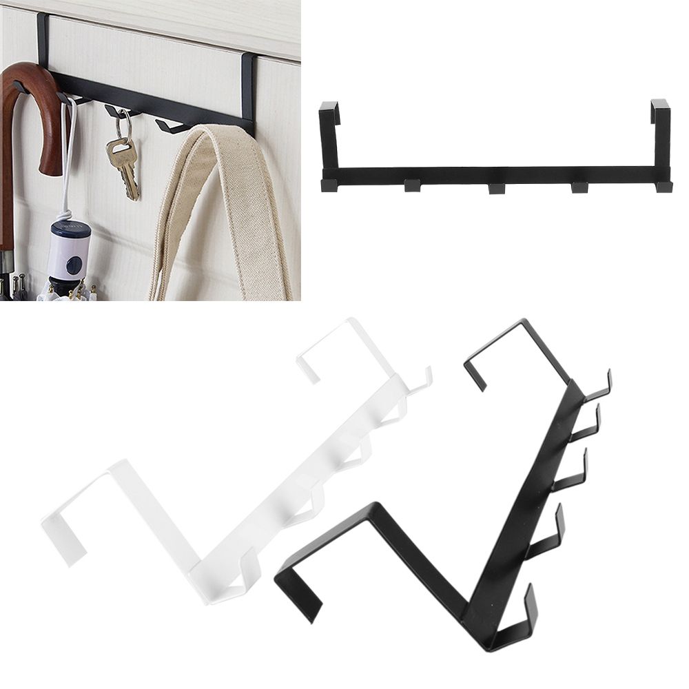 Coat Hat Towel Holder Organizer Over-The-Door Hook Hanging Shelf Storage Rack Hanger