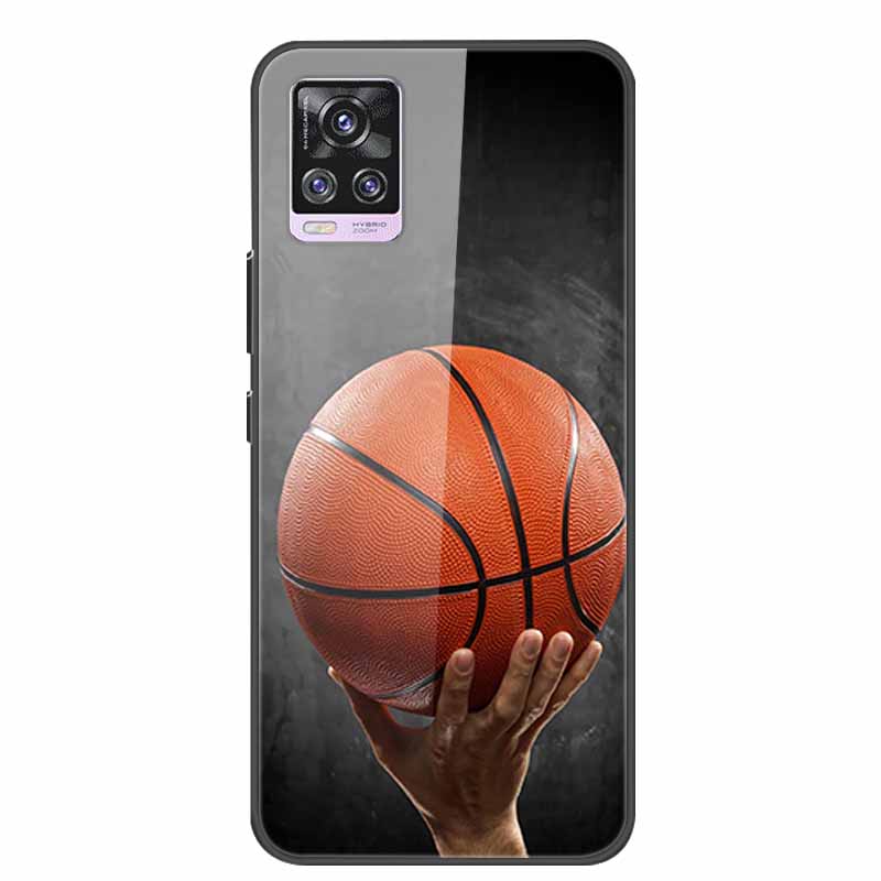 6.44" Tempered Glass Case For Vivo V20 Pro Case V 20 Pro Soft Bumper Hard Back Cover For Vivo V20 Pro 2020 Phone Case Coque Para