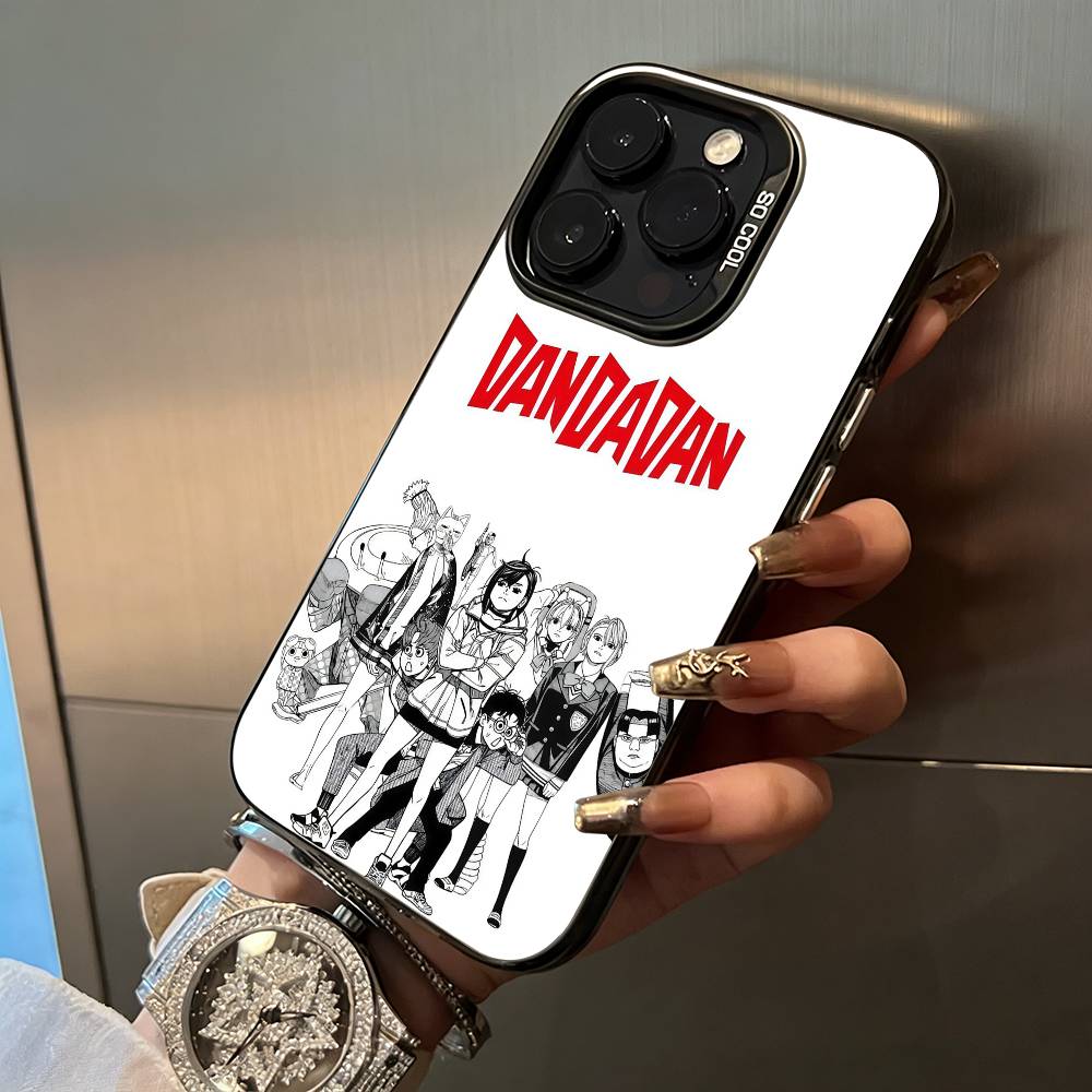 Popular anime-D-Dandadan Phone Case For IPhone17  16 11 12 13 14 15 16 Pro Max Plus Cover Colored Silver Funda Bumber
