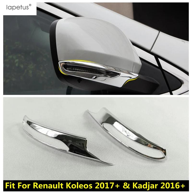 Декоративная накладка на полоску зеркала заднего вида Для Renault Kadjar 2016 - / Koleos 2017 - ABS Хромированные Аксессуары Внешний вид