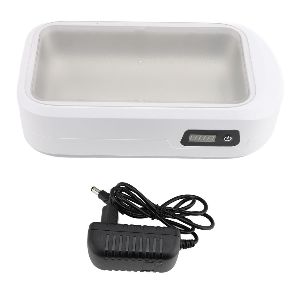 Ultra Sonic Jewelry Cleaner Machine Portable Professional for Eyeglass Watch Dentures EU Plug