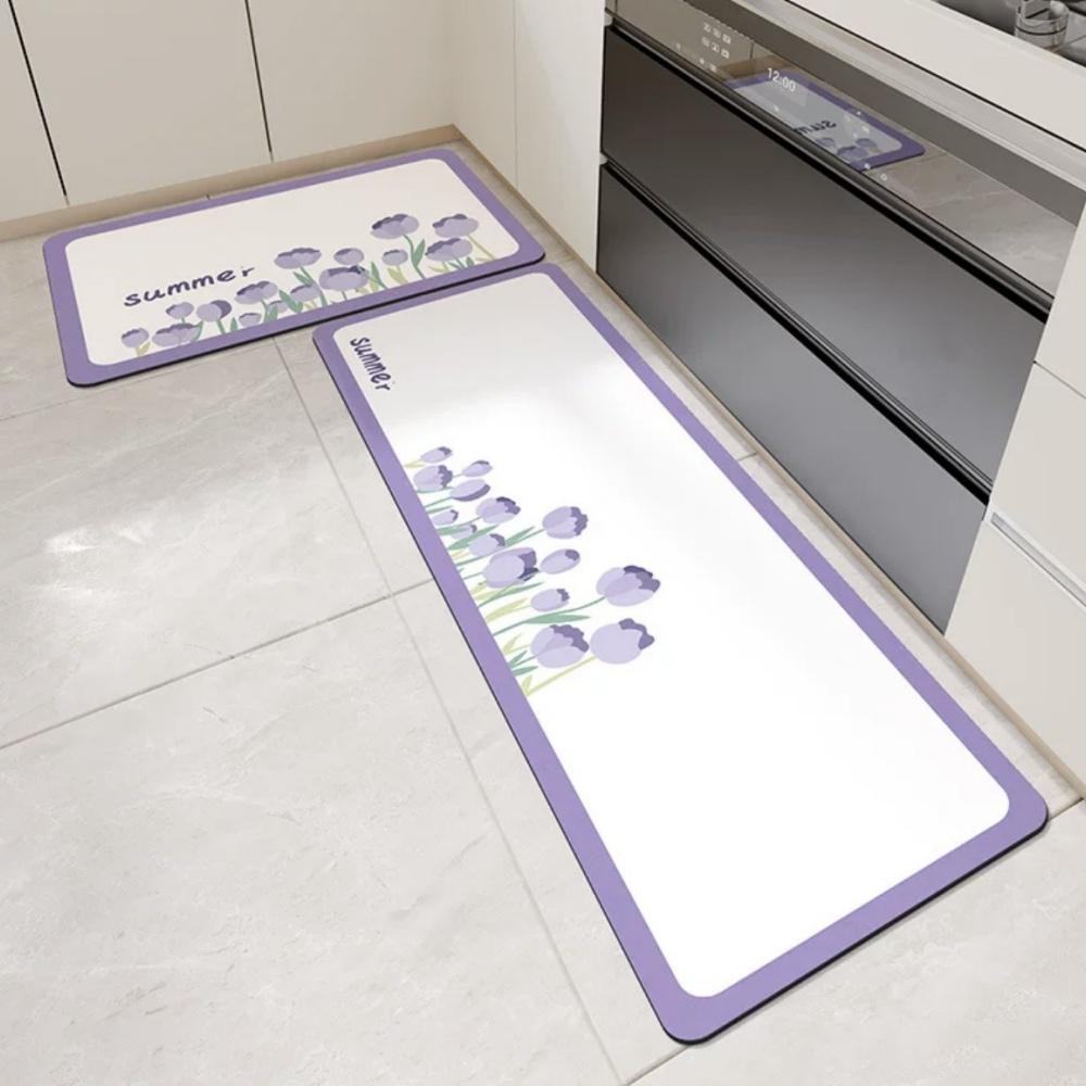 Wardrobe Floor Mat Water Absorbent, Stain Resistant, Easy to Clean Restaurant Laundry Room, Kitchen Carpet, Home Décor