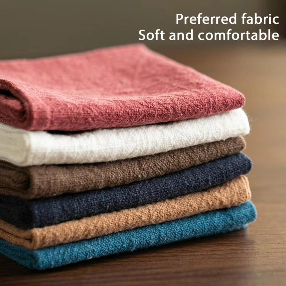 Zen Ramie Kitchen Towel Hand Towels Quick Dry Dish Towel Reusable Linen Tea Towel  Tea Table Use