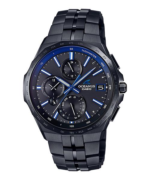 Casio Мужские кварцевые часы OCW-S5000B-1A с водозащитой 100 м