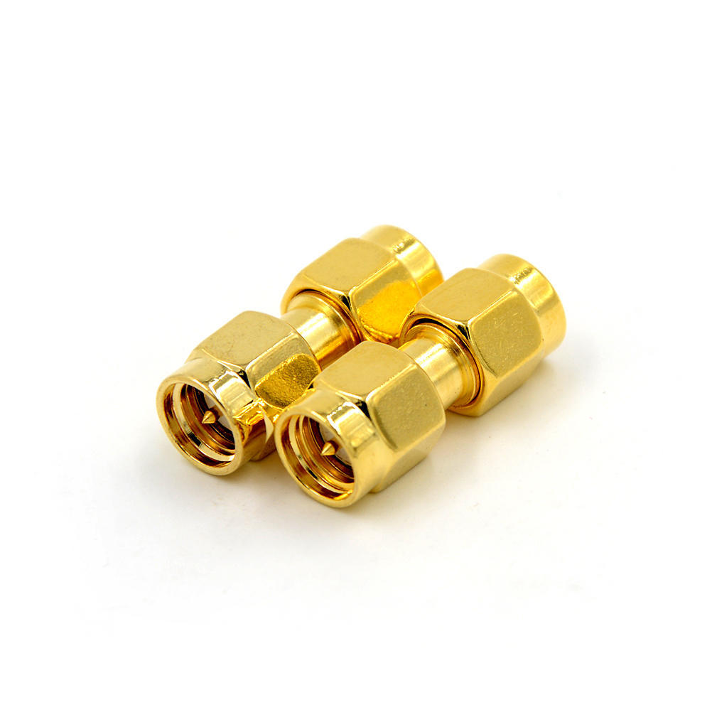 2 шт. SMA Male To SMA Male Plug In Series Rf Coaxial Adapter Connector