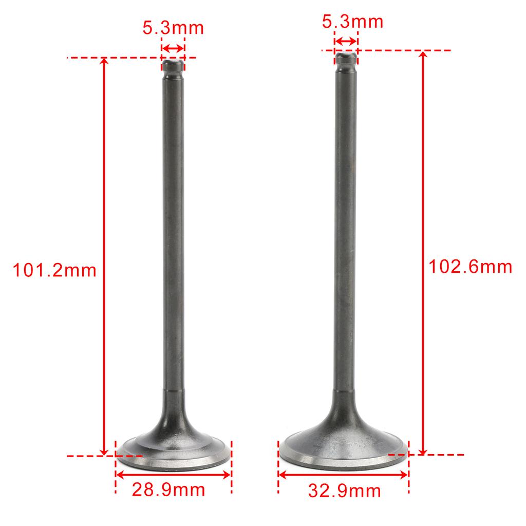 Головка Впускные и Выпускные Клапаны Сальники Сухари Для Honda TRX400EX TRX400X 1999-2014