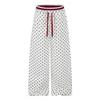 Womens Baggy Sweatpants Polka Dot Colorblock Streetwear Trousers Jazz Dance Casual Pants