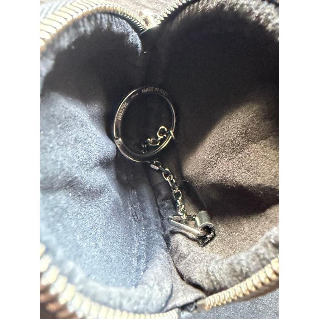 Used Louis Vuitton Monogram Eclipse Porte Cles Keyring Key Case LV