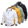 Men's Spring and Autumn All-match Loose Zipper Non-hooded Ordinary Casual Side Seam Pocket Spot Jacket Jacket