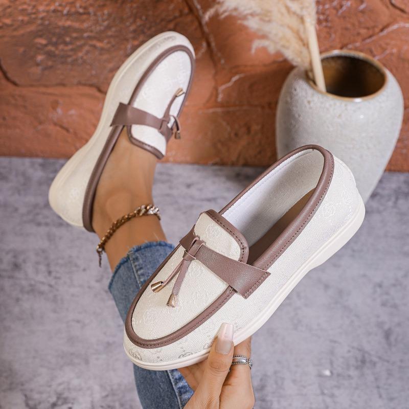 Обувь для женщин 2024 года, осень, новый британский стиль, повседневные модные лоферы, удобные и универсальные женские туфли на плоской подошве Zapatos Mujer