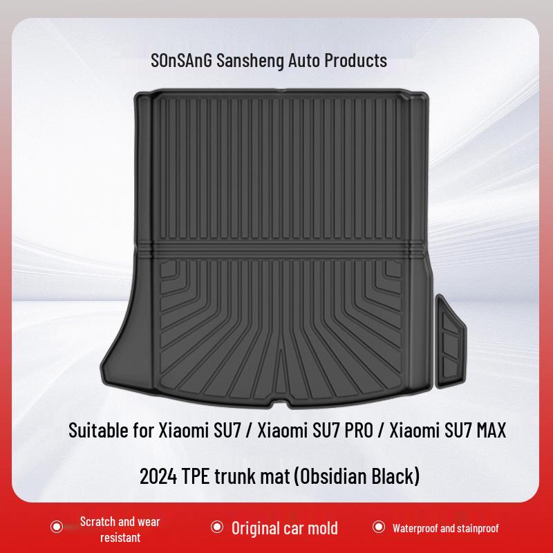 Индивидуальные коврики для пола автомобиля из ТПЭ для Xiaomi SU7/SU7 Pro/Max - Обновление салона на пять мест