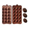 Silicone World DIY Easter Chocolate Egg Silicone Mold Nonstick Cake Decorating Baking Candy Mold Silicone 3D Mold Kitchen Gadget