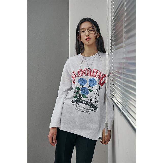 LAP Blooming Rose Boxy T-Shirt Ar1Ct263