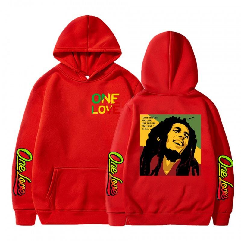 Rapper Bob Marley Print Uomo/donna Felpa Hoodie