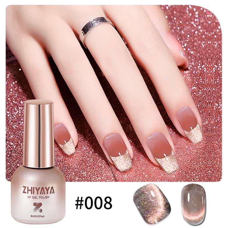 8 мл 9D Cat Магнитный гель-лак для ногтей Soak Off Gel Nail Art УФ-гель-лак