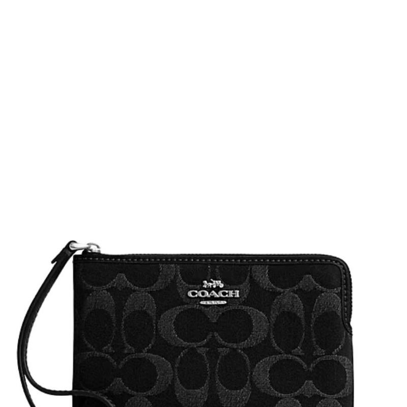 Coach Мини сумка-тоут Lillie Signature Canvas Черная CDF27-SVBK
