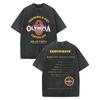 Винтажная стираная футболка Olympia Gym Fitness Модная повседневная футболка с коротким рукавом Высококачественный хлопок Оверсайз футболки Унисекс