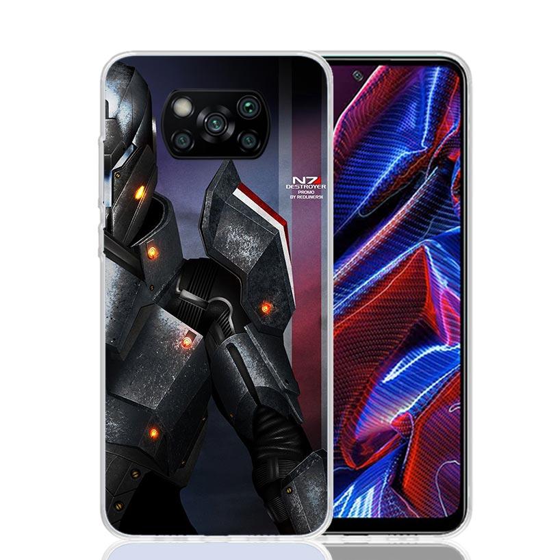 Чехол для телефона N7 Mass Effect для Xiaomi Poco F7 Ultra X7 X6 Pro X5 Redmi 15 15C 13 13C 12 12C 10 10A 10C 9 9A 9C 9T Оболочка Poco X7 X