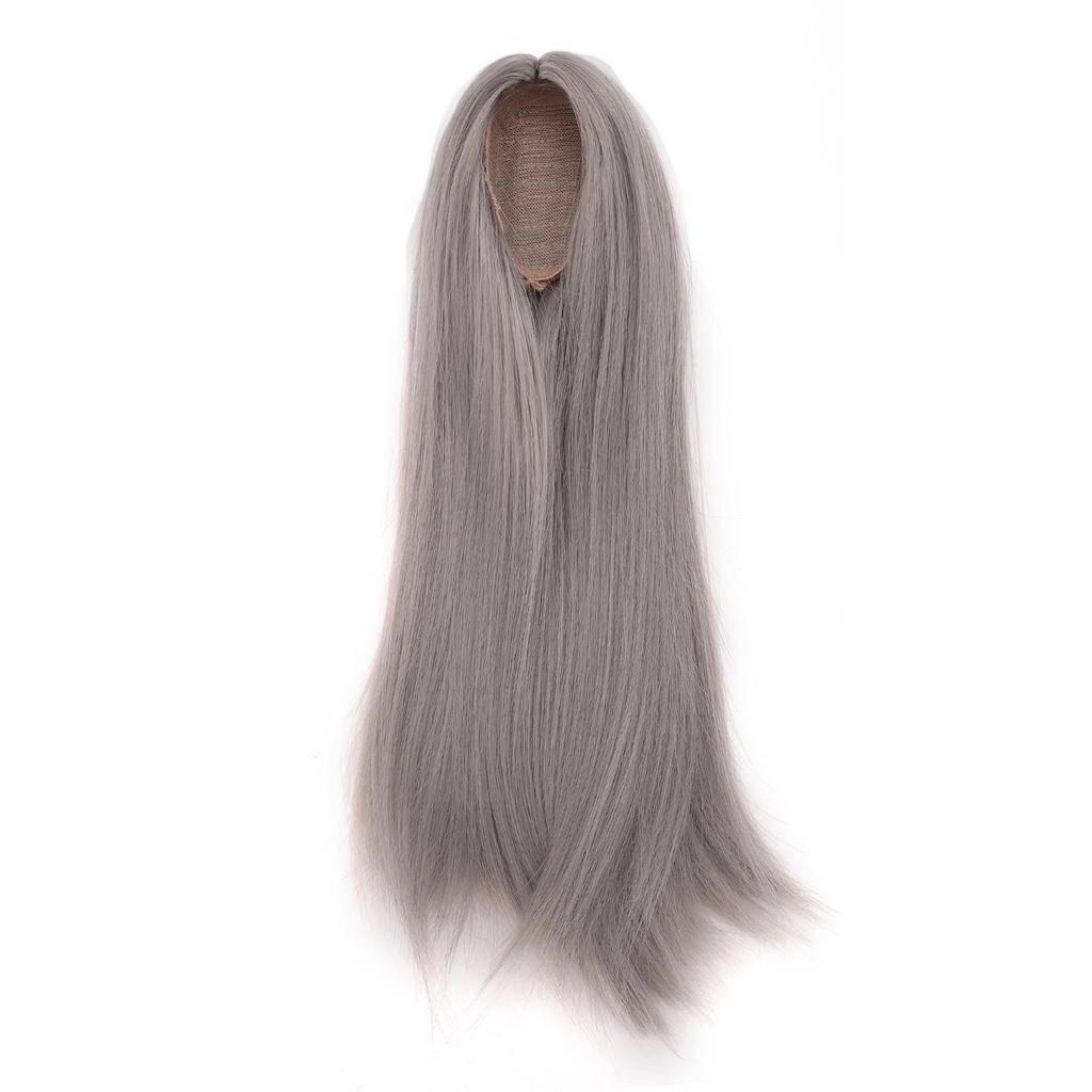 1 4 Doll Wig for 7 To 8in Doll Soft High Temperature Silk DIY Styling Ball Jointed Doll Long Straight Wig for