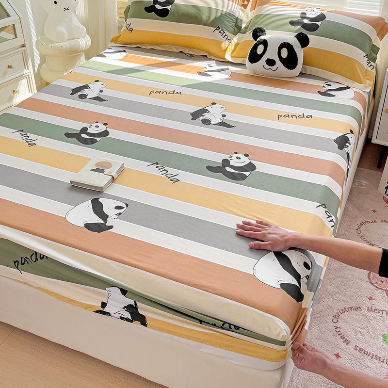 Комплект простыней на резинке из 3 предметов с красочными цветами и листьями, ботанический узор, 100% хлопок, приятный для кожи чехол для матраса, комплект постельного белья размера «queen size»