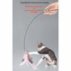 Vogue Steel Wire Pet Supplies Automatic Cat Toy Cats Toys Cat Accesorios Feather Wand Funny Detachable Suction Cup Replacements Interactive Durable