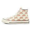 80-летие Бэтмена x Converse 1970-е Chuck Taylor All Star Высокие парусиновые кеды Унисекс Белый и оранжевый