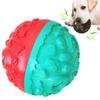 Мяч для собак для агрессивных любителей жевать - интерактивные игрушки для собак с забавным пищащим звуком, чтобы занять их, для мелких, средних и крупных пород, резиновые игрушки для жевания домашних животных